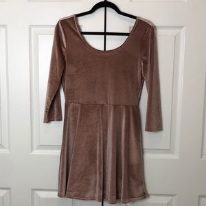 Want and Need Velvet Dress Nordstrom